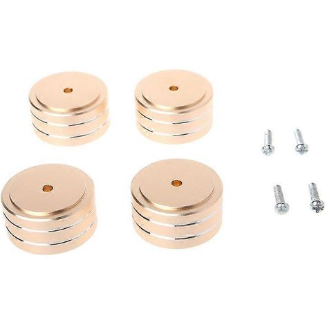 4 Pièces Pads d'Isolation Anti-Vibrations pour Enceintes Amplifiées 40x20mm (1/4)