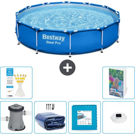 Bestway Piscina Bestway Steel Pro Rotonda - 305x76 cm - 7-pezzi  S326 (1/5)
