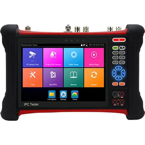 Testeur de vidéosurveillance prenant en charge la caméra IP Testeur De Vidéosurveillance HD 4K H265, Avec Retina Touch De 7 Pouces, Prise En Charge Multifonction Tout-en-un Hotspot DC12V2A, Sortie PoE (1/4)