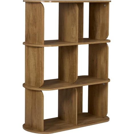Étagère Modulable 6 Cases "Heritage" 78cm Marron (1/5)