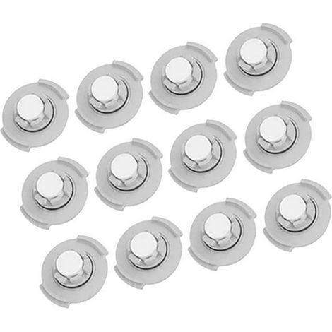 Jeu de filtres 12 pièces pour réservoirs d'eau compatibles Xiaomi Roborock S6, S6 Pure, S6 Max, S5, E5, E4, E35, E25, E20, gris (1/5)