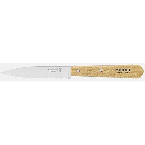 Opinel O-113 Crantè Couteau de Cuisine Lame Inox 10 cm (1/2)