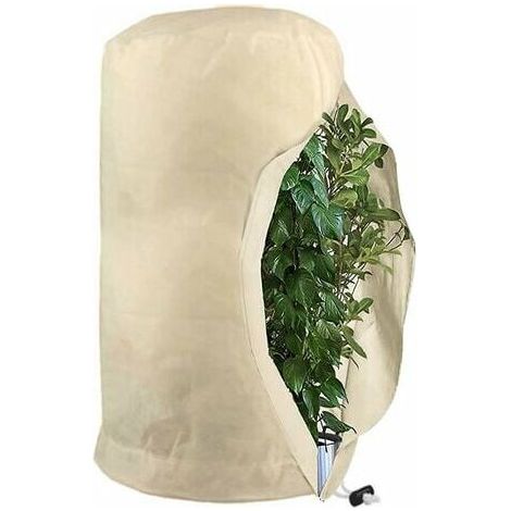 Plant Cover Winter Warm Cover Tree Shrub Plant Protection Bag Frost Protection for Courtyard Garden Plants Small Tree From Cold Beige 200x240cm Thin (1/4)
