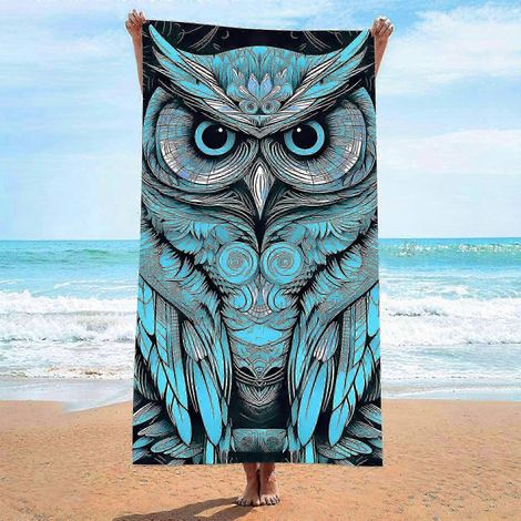 Serviette de voyage en microfibre pour femme - sèche-linge rapide, douce et absorbante, idéale piscine, vacances, randonnée et sports nautiques (1/5)