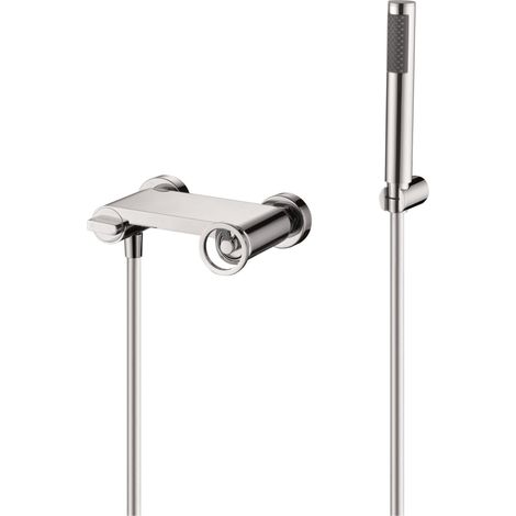 Grifo monomando para ducha con un diseño moderno y un acabado cromado Olimpo de Imex