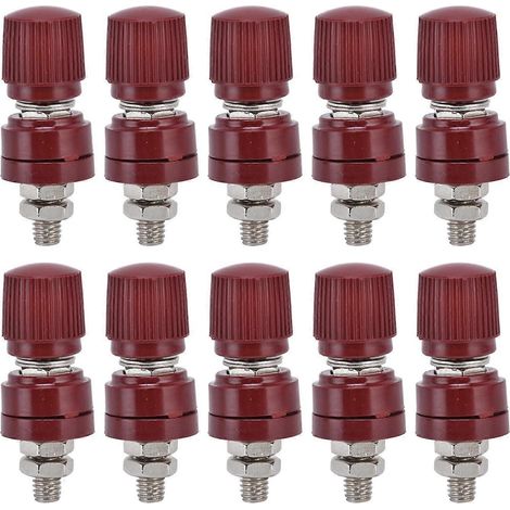 10 bornes de connexion pour régulateur de tension d'onduleurs, vis M6 32 mm, longueur 333 × 44 mm, 0 V - 380 V