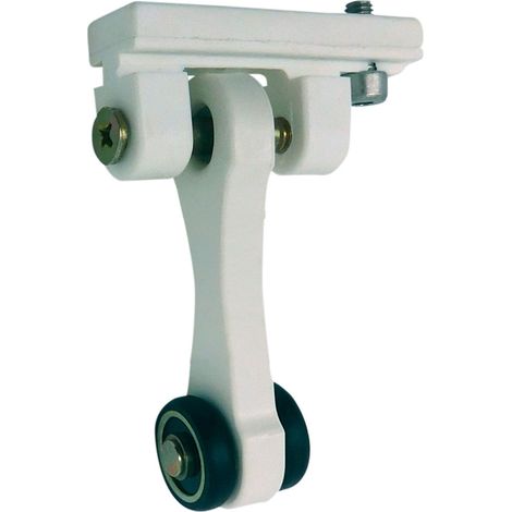 Polea pérgola, corredera, modelo tld21, de nylon con acabado blanco, 65 x 18,5 x 90 mm, blister (1/4)