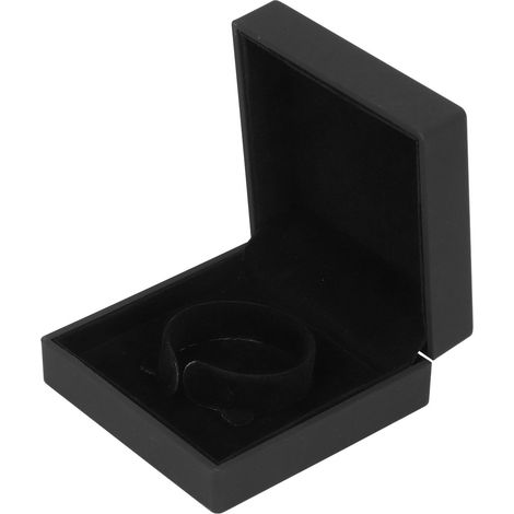 Écrin à bracelets LED luxe, boîte de rangement pour bijoux en velours, coffret cadeau lumineux pour demande en mariage (piles intégrées incluses). (1/5)