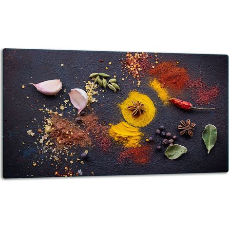 Tabla de cortar de vidrio de 52x30 cm para especias (1/5)