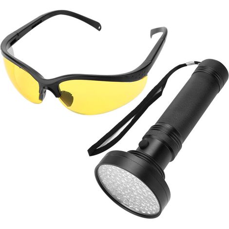 Torcia a LED ultravioletta UV per animali domestici - Rilevatore di macchie secche per cani, gatti e roditori su tappeti, tende, mobili e altri tessuti (1/5)