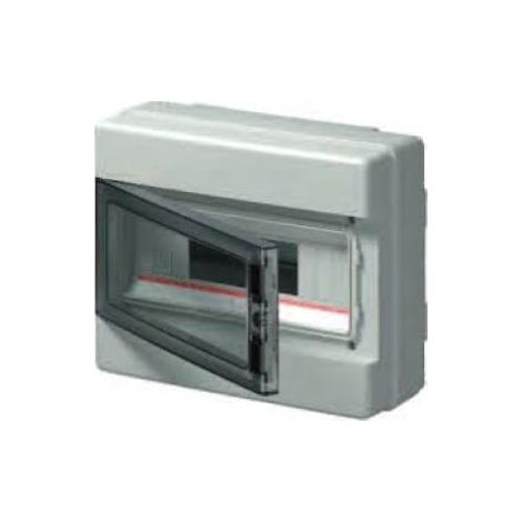 Centralino Da Parete Stagno Ip65 8 Moduli ( Elettrocanali Cod. Ec62008 ) (1/2)