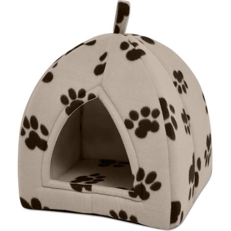 Lit pour chat Lit pour animal Canapé Coussin pour Chat Matelas Confortable pour Chats Taille L Beige XFNT33571 (1/5)