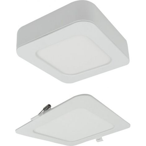 Spot LED carré 6W encastré/apparent CCT blanc Ecolight (1/5)