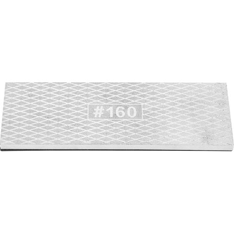 Pierre à aiguiser diamantée portable, grain 160-600, avec tapis antidérapant en caoutchouc (1/5)