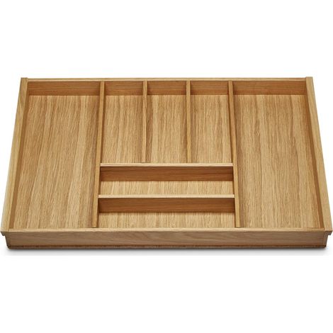 ORGA-BOX III Eiche Besteckeinsatz Besteckkasten 800 mm für Nobilia ab 2013 (1/5)