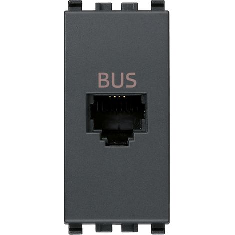 VIMAR - 20329 Presa RJ11 speciale per BUS grigio