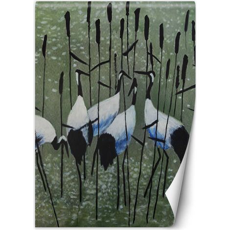 Papier peint Héron sur une prairie 100x140 (1/5)