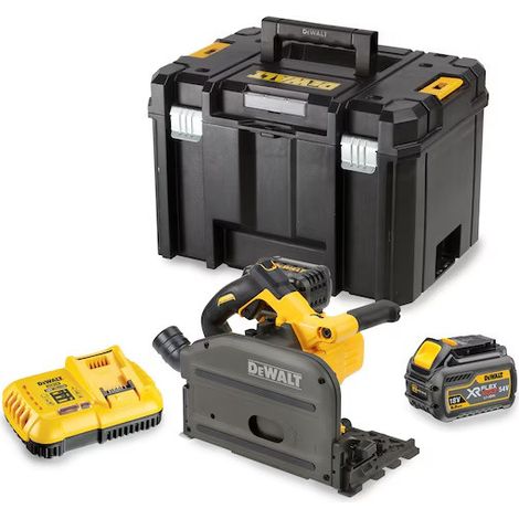 Sierra circular DEWALT 54V XR FLEXVOLT - 2 x 54V 6.0Ah baterías, cargador, maletín - DCS520T2 (1/5)