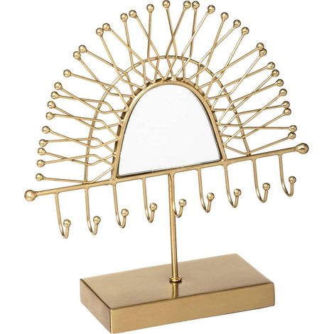 Portagioie in Metallo con Specchio 24,5x 7,5x26cm