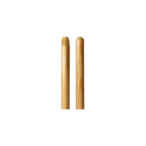 MANICO PER SCOPA REALIZZATO IN LEGNO NATURALE LUNGHEZZA 130CM CON AVVITAMENTO (1/2)