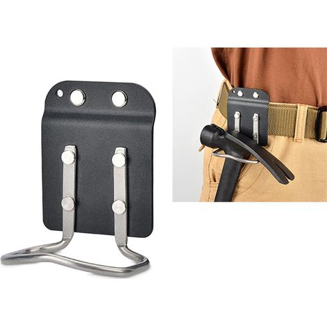 Porte-Marteau en Acier Inoxydable Portable à Outils Multifonctionnels de Ceinture D'outils de Ceinture de Pendaison, Solution de Suspension Sécurisée pour Un Accès Rapide aux (1/5)