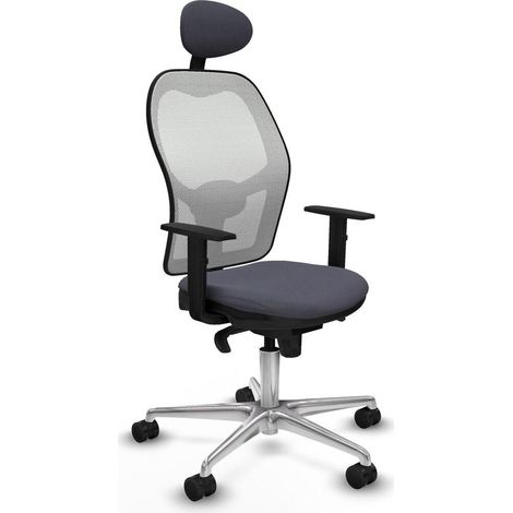 piqueras-y-crespo Jorquera 1D086N1 chaise bureau gris foncé (1/3)