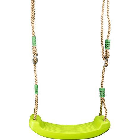 Siege de balançoire pour enfant TRIGANO - Vert - Réglable - Plastique anti-UV
