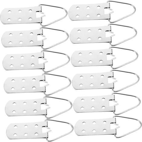 20 Crochets Métalliques Robustes pour Accrocher Photos, Tableaux et Décorations Murales – Idéal Maison, Bureau, Salon (1/5)