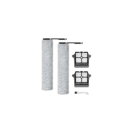 Rouleau de brosse de rechange et Filtre HEPA pour Tineco FLOOR ONE S7 Combo / S7 Flashdry/SWITCH S7 aspirateur humide et sec, 2 rouleaux de brosse + 2 filtres + 1 brosse de nettoyage