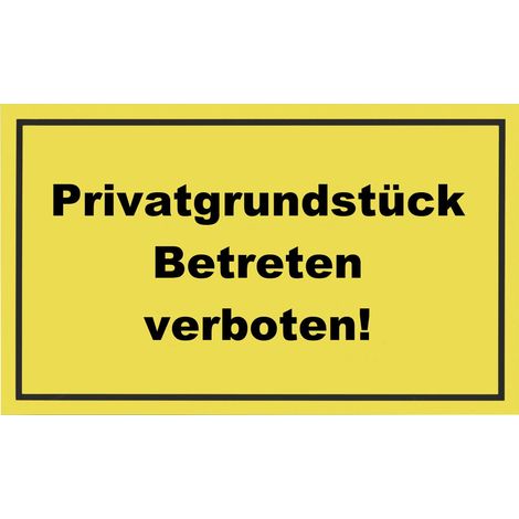 Meister, cartello segnaletica, Informativo, Segno di divieto, di avvertimento, di pericolo, commerciale, Plastica, Gelb, 300 x 200 mm