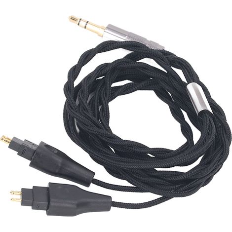 Câble de remplacement audio professionnel avec prise jack 3,5 mm pour écouteurs Sennheiser HD580, HD650, HD660S, HD6XX, HD600 et HD660 (1/5)
