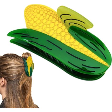 Pince à cheveux grifting - Piche de citron, accessoires de coiffure  pour les voyages d'affaires, la plage, la piscine, la douche et la fête de mariage, idéal pour les filles et les femmes élégantes (1/5)