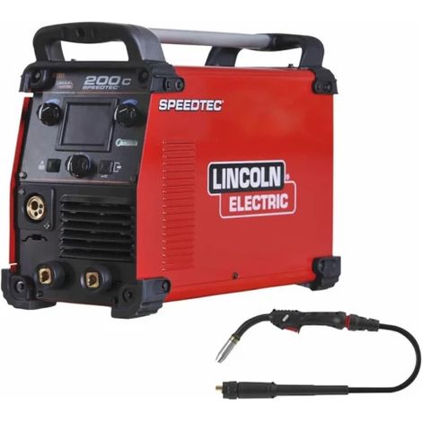Lincoln Electric – Poste à souder inverter MIG-MAG 230V – Courant max 200A – Écran TFT réglable – Compatible groupes électrogènes – Bobines jusqu'à 5kg