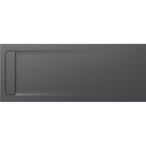 Receveur de douche extra plat en Stonex® Aquos - 1800x700mm - Gris Ardoise (1/2)