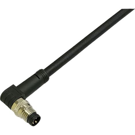 BKL Electronic 2700030 Sensor-/Aktor-Anschlussleitung M8 Stecker, gewinkelt 2 m Polzahl Sensoren: 4