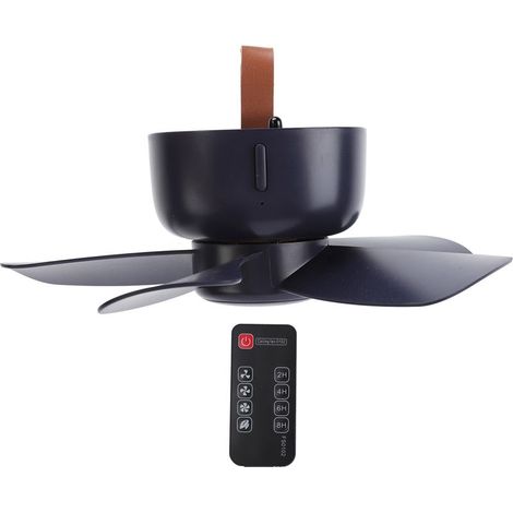 Tragbarer USB-Deckenventilator mit Fernbedienung für Camping und Überdachung (1/5)