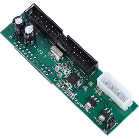 Adaptateur Pata vers Sata, Convertisseur D'adaptateur de Disque Dur Parallèle ATA/Pata/IDE vers Sata Serial ATA, pour PC/pour OS X, Prend en Charge ATA 100/133 (1/5)