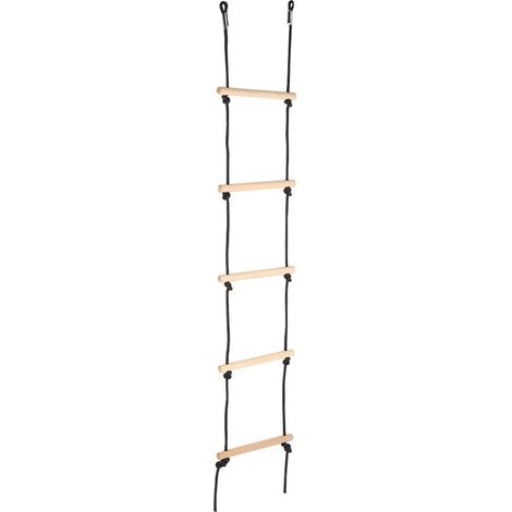 Échelle d'escalade pour Enfants, Jouet en Corde en Bois Durable pour Le Fitness en Intérieur et en Extérieur, capacité de Charge de 100KG (1/4)