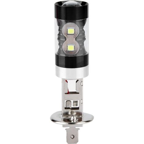 H1 8000K Weißes LED-Scheinwerferlampen-Set für Nebelscheinwerfer, Fernscheinwerfer, Ersatzset. (2 Stück)