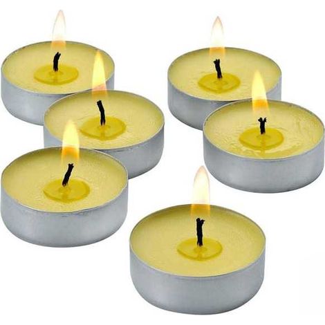 KIT MINI BOUGIES À LA CITRONNELLE Ø 3,6x1,7h cm - Emballage