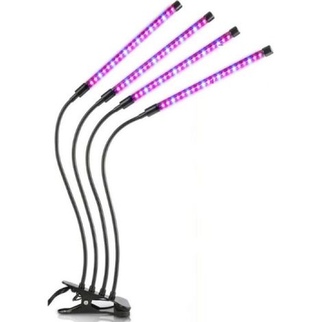 Lampe horticole / éclairage horticole avec 4 tubes fluorescents LED flexibles (1/5)