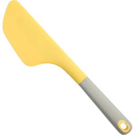 34 cm Kuchen- und Butterspatel, Antihaft-Omelettspatel, Butterspatel, Mehlmisch- und Backwerkzeug, hitzebeständiger Gebäckspatel, 1 Stück (Gelb)