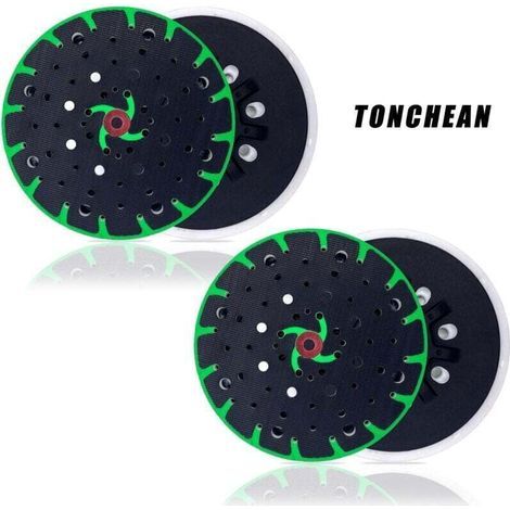 2pc dust-extracting sanding pads 150 mm for Festool Rotex RO, ETS 150, ETS EC 150, WTS 150/7 sanding pad for Taiyan Festool LEX150 dry sander and electric sander (1/5)
