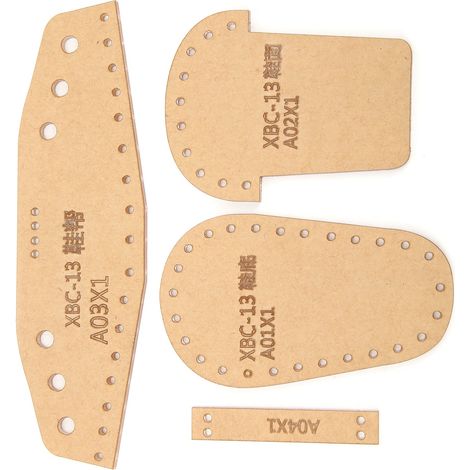 Gabarit en acrylique transparent et durable pour porte-clés et pendentifs décoratifs, idéal pour le patchwork et la confection de courtepointes. (1/5)