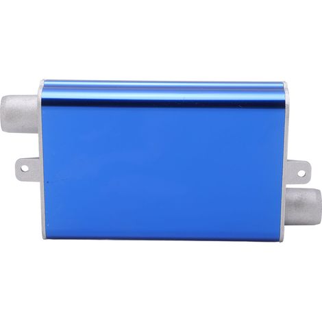 Silencieux d'échappement de chauffage de stationnement 24 mm en alliage d'aluminium droit pour Eberspächer Airtronic D2 D4 D4S bleu (1/5)