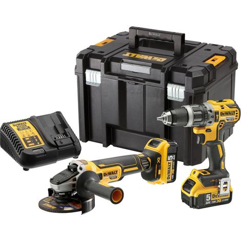 DCK2080P2T - TRAPANO + SMERIGLIA DEWALT 18v