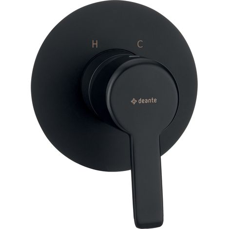 Deante Robinet de douche moderne noir mat design élégant (1/4)