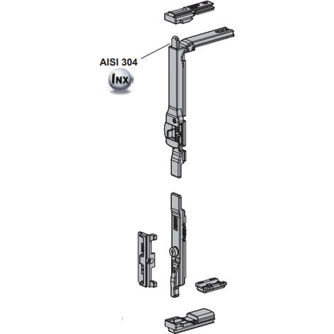 Caja base Galicube FAPIM 1V - Sin tirador ni bisagra - 1461IZ5 (1/3)