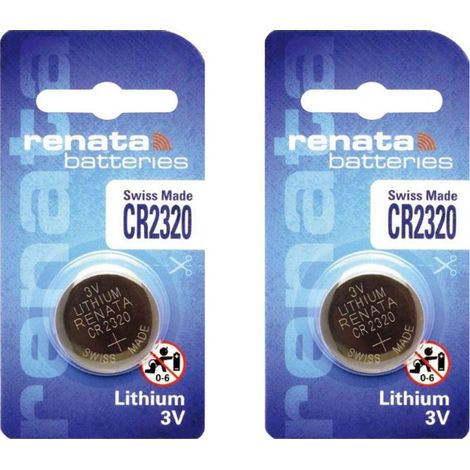 .2 piles Renata CR2320.