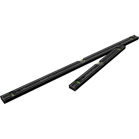 Stabila Limited Edition 80AS-2 Dark Shadow Spirit Level Set 60cm 120cm STB80AS